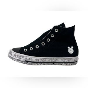 Converse X Miley Cyrus Sneakers Womens 7 Black Chuck Taylor All-Star Hi 162234C